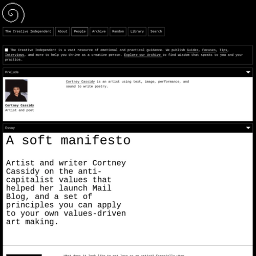 A collection of Manifestos :open_mouth: https://www.are.na/mike-tully/visual-manifestos